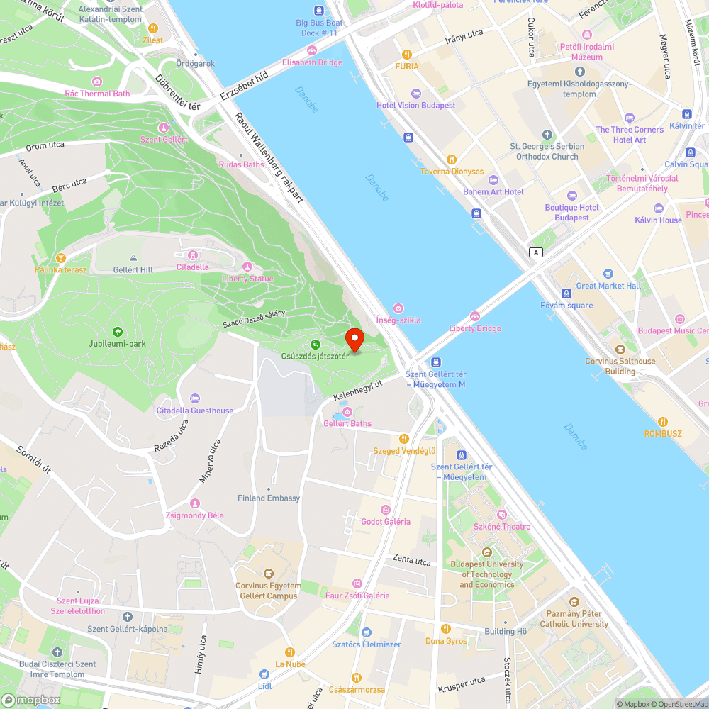 Gellért legenda-kút összefirkálva bejelentés helye