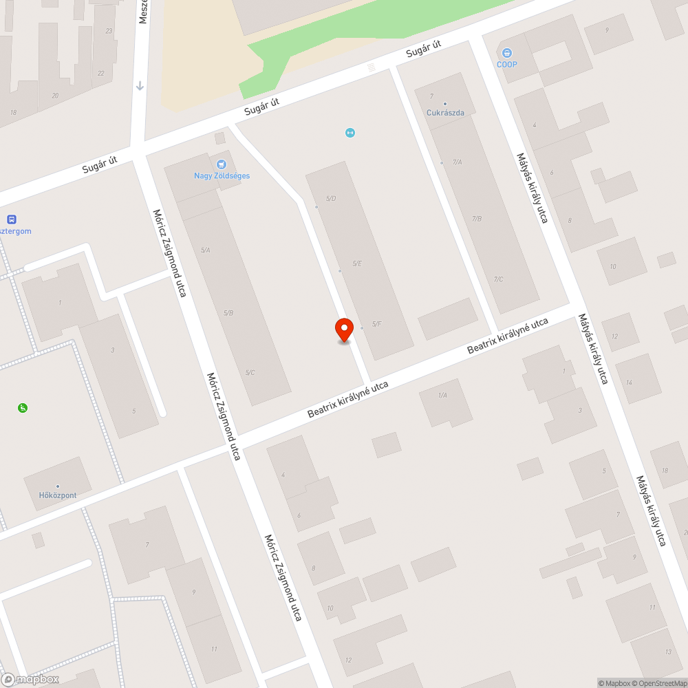 Zöld területen és parkban parkolás bejelentés helye