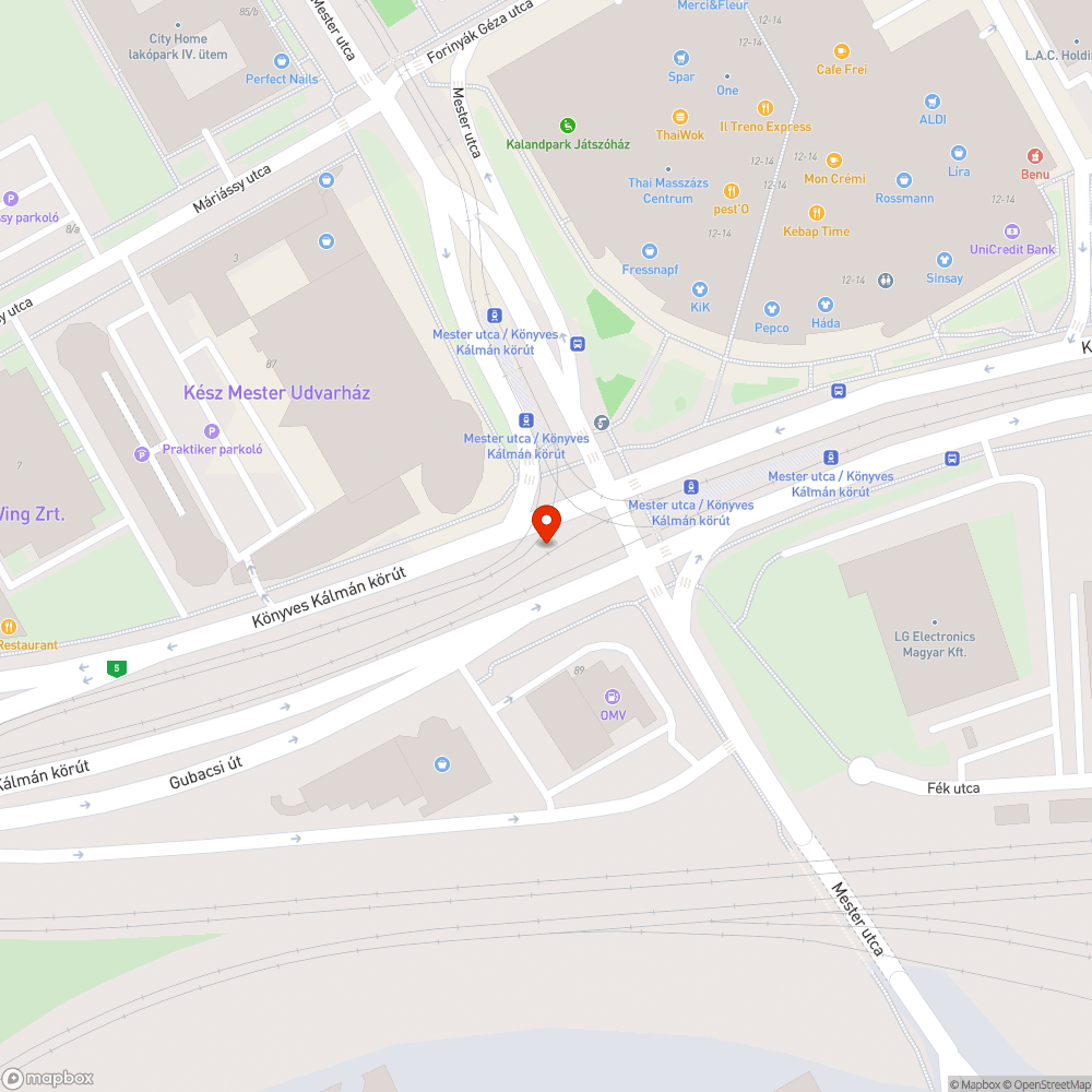 Nem.látszó terelősziget bejelentés helye