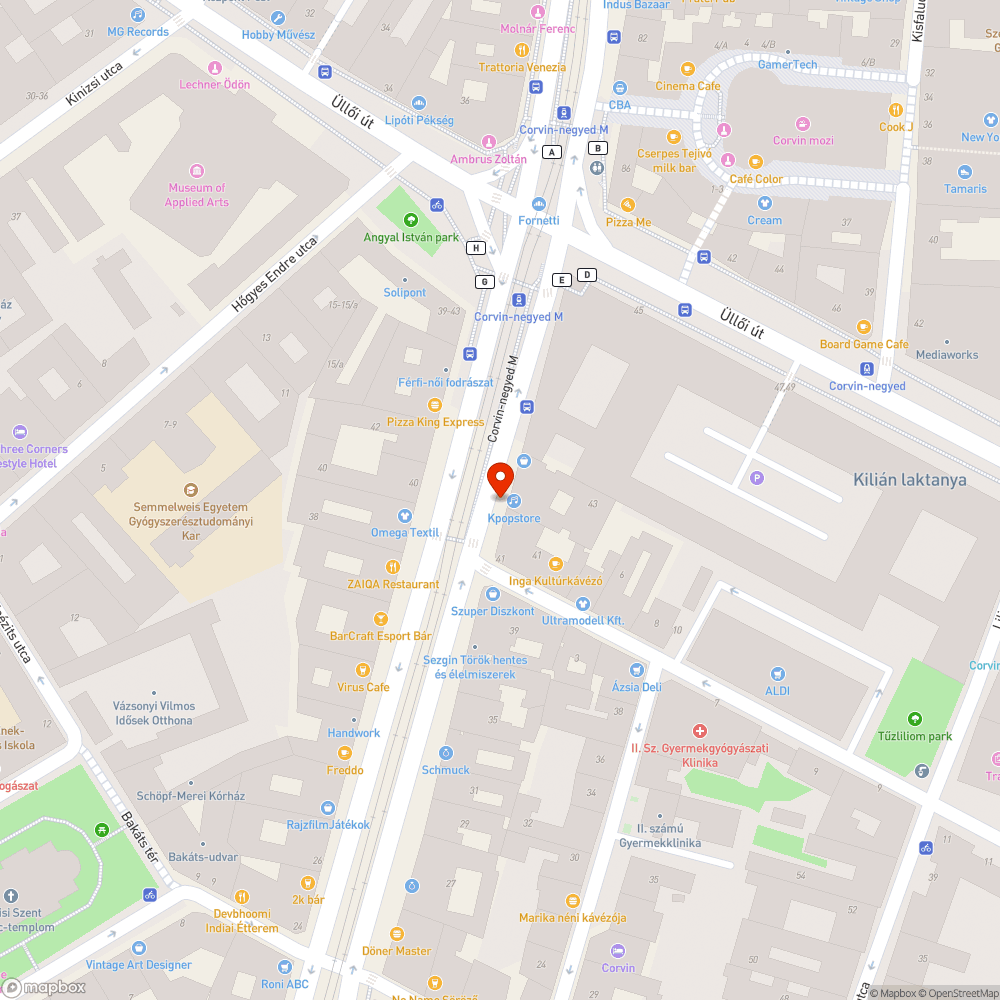 Hiányzó pollerek bejelentés helye