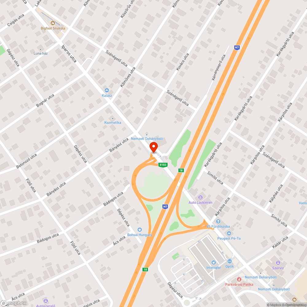 Sérült KRESZ-tábla bejelentés helye