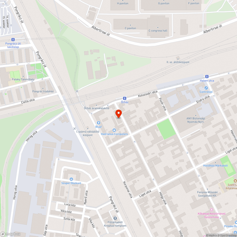 Elhagyatott autó bejelentés helye