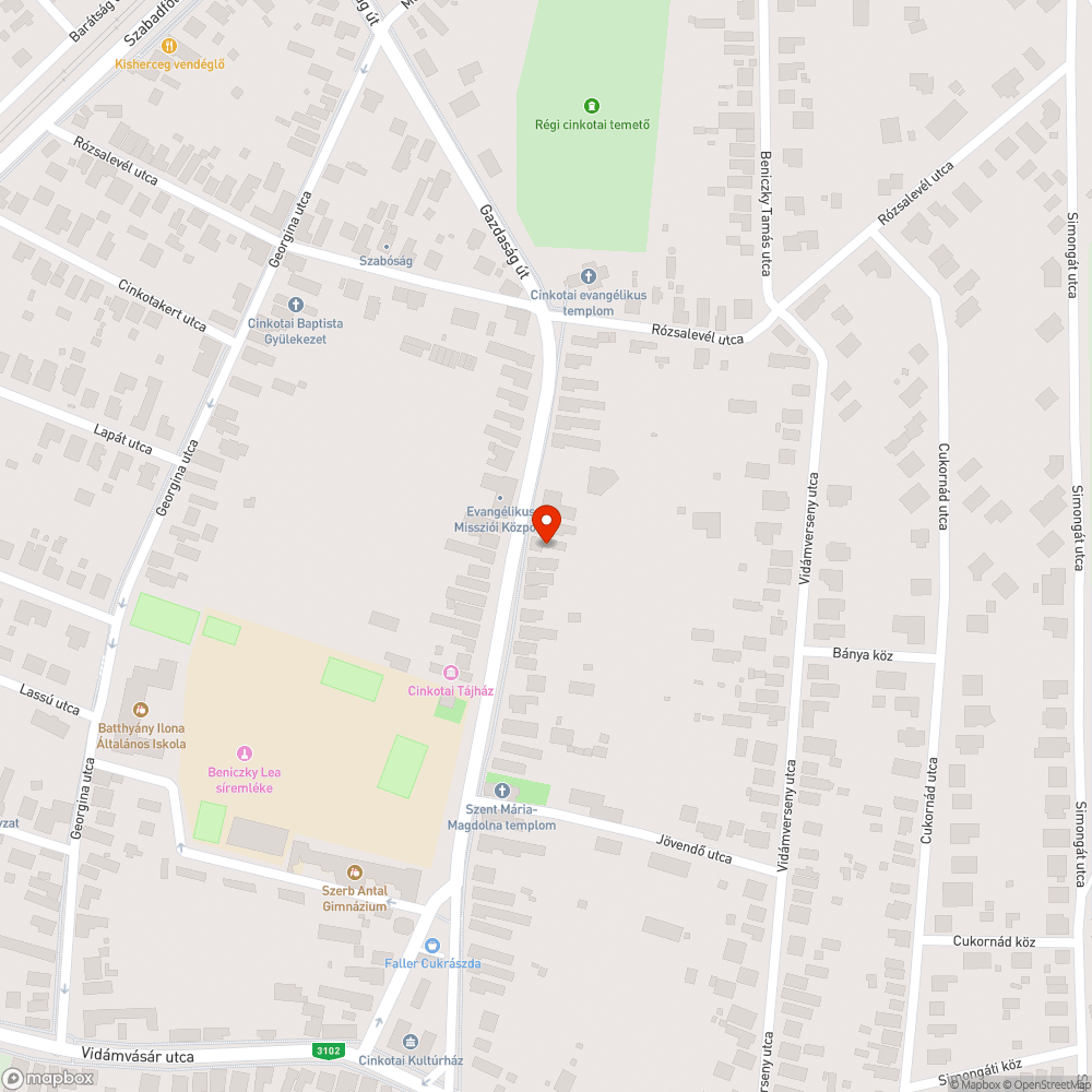 Járda beszakadása bejelentés helye