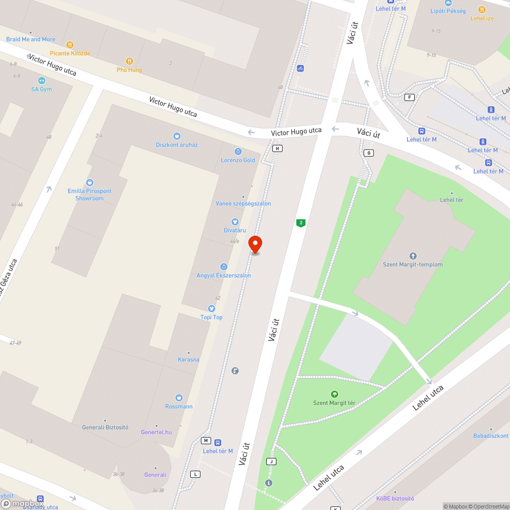 Járda bejelentés helye