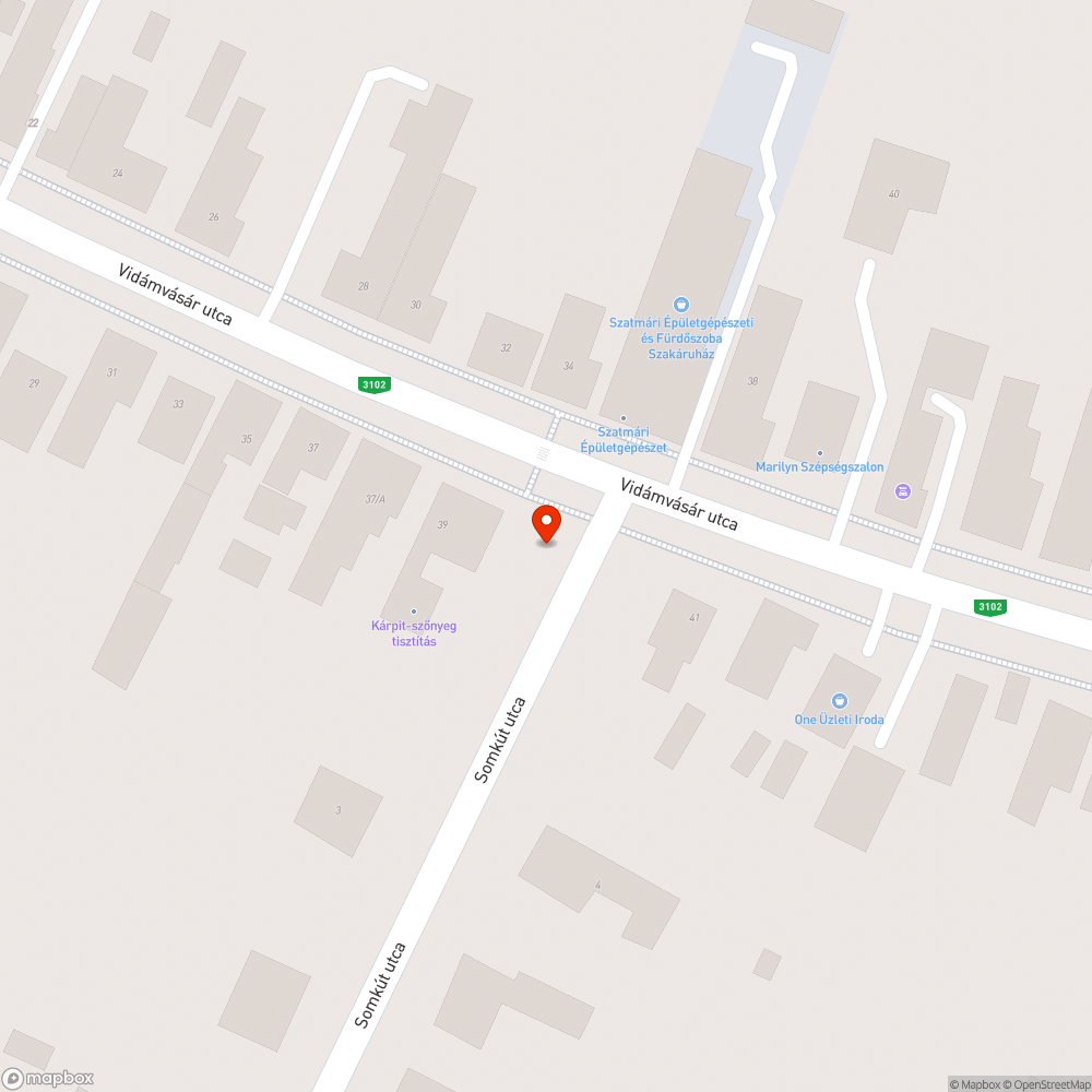 Graffitivel szennyezett közműszekrények bejelentés helye