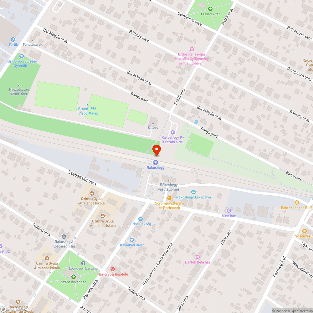 Nem működő utastájékoztató a Rákoshegy vasútállomáson bejelentés helye