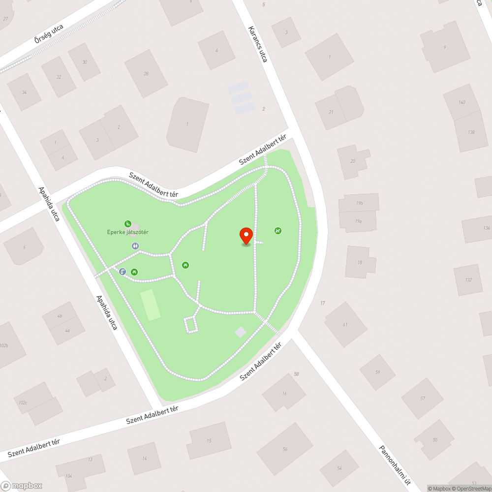 Kutyák a zöldterületen bejelentés helye