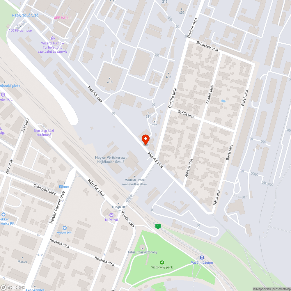 Újabb roncs bejelentés helye