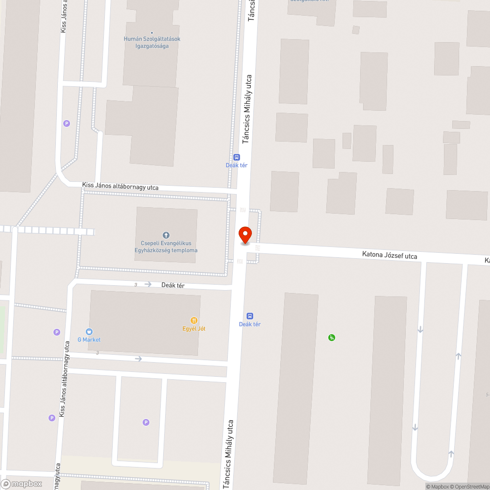 Félbetört tábla bejelentés helye