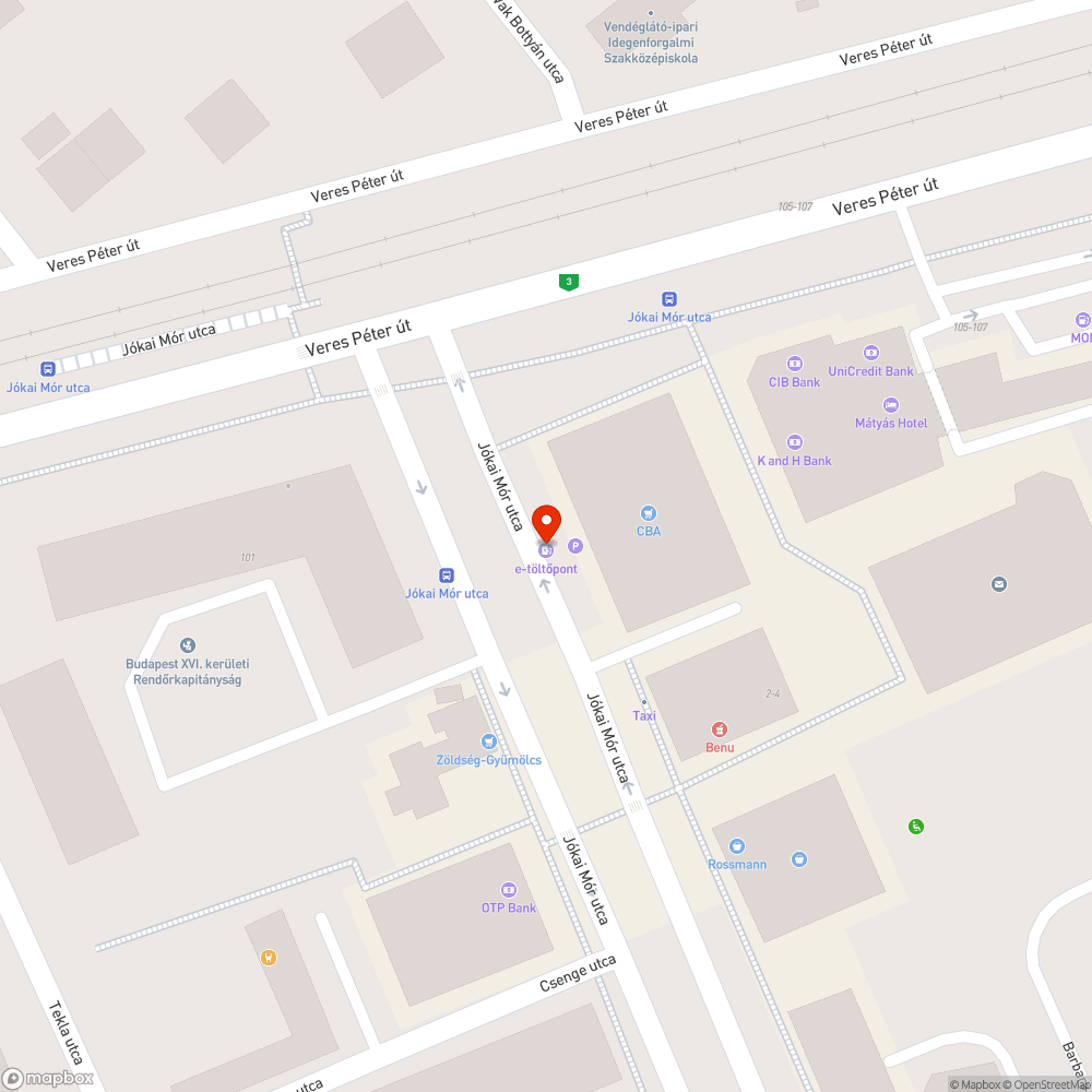 Felbontott burkolat bejelentés helye