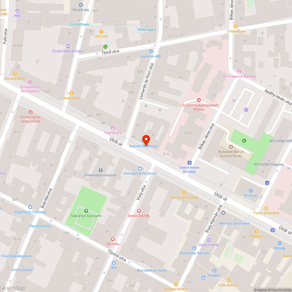 Kitépett oszlopok bejelentés helye