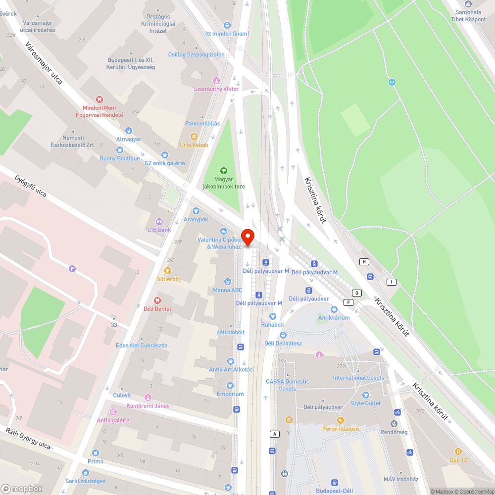 Graffiti bejelentés helye