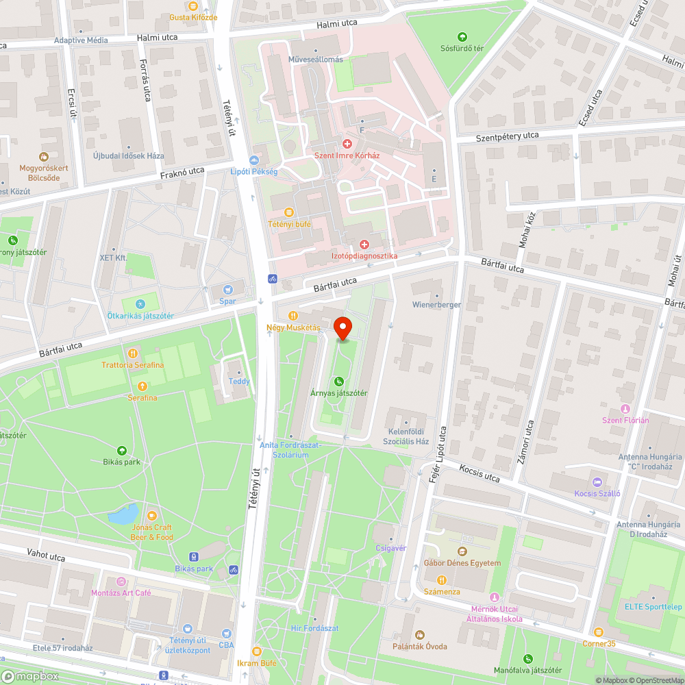 Játszótéri WC-k Újbudán bejelentés helye