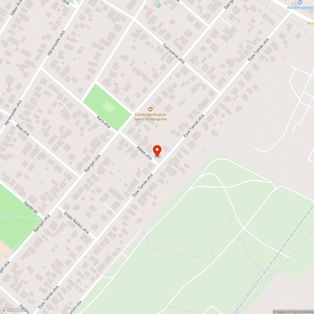 Utcai csap csőtörése bejelentés helye