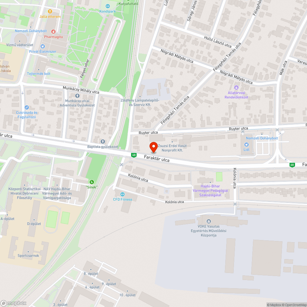 Veszélyes közúti jelzőtábla bejelentés helye