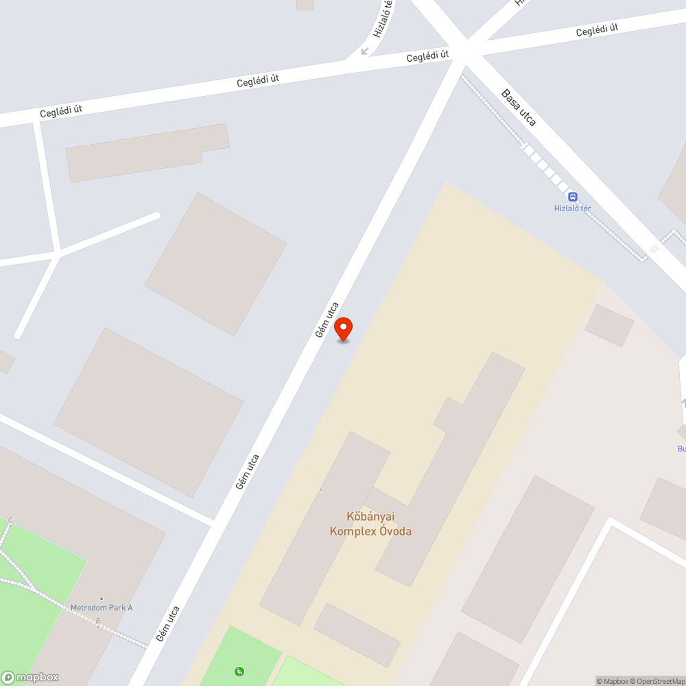 Kisajátított közterületi (?) parkolók bejelentés helye