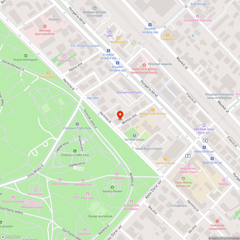 Beszakad az úttest bejelentés helye