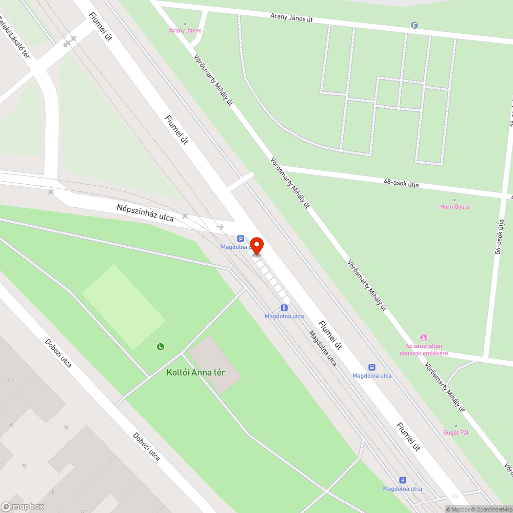 Fatuskó bejelentés helye