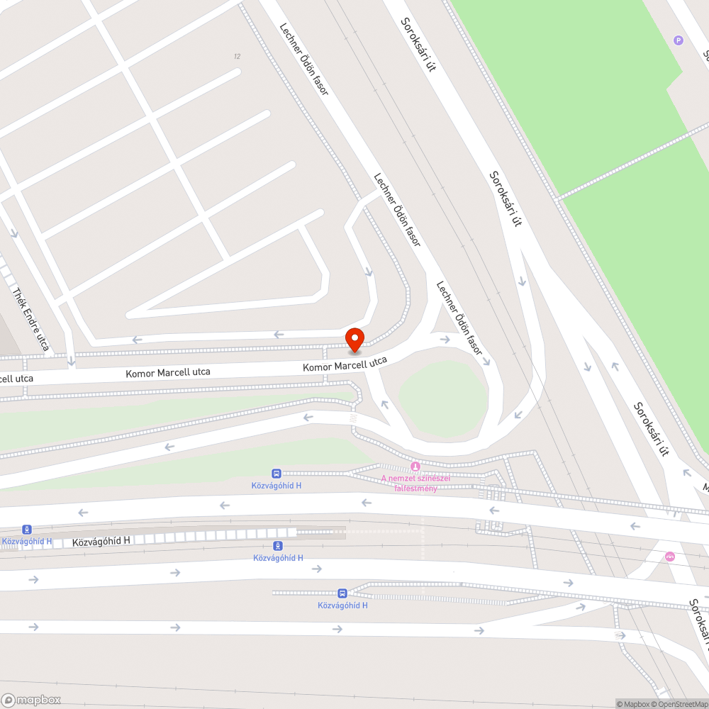 Graffiti a Rákóczi hídnál bejelentés helye