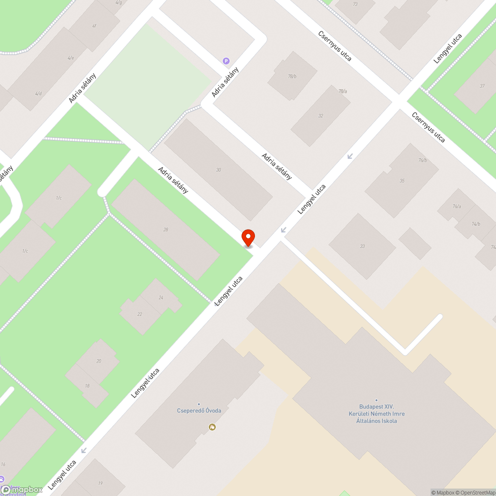 Veszélyes aknafedél bejelentés helye