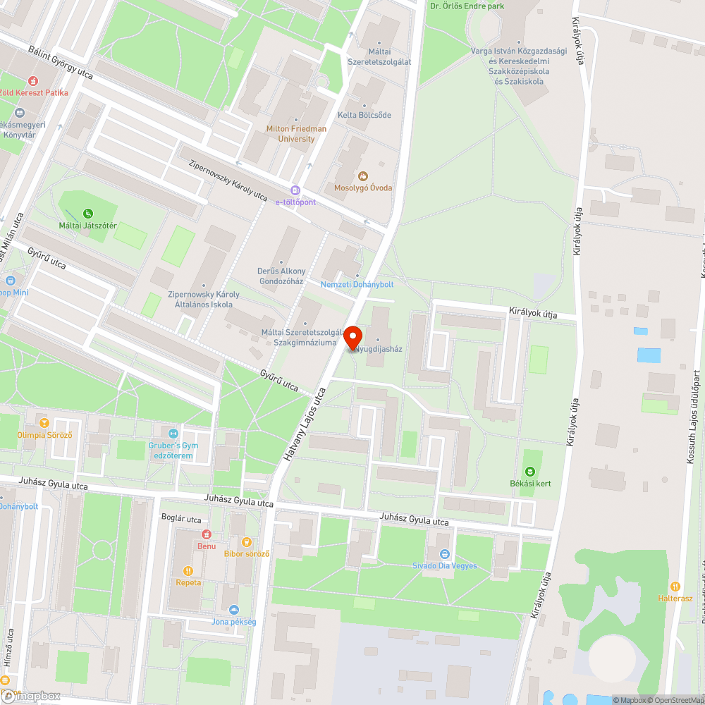 Parkolás bejelentés helye