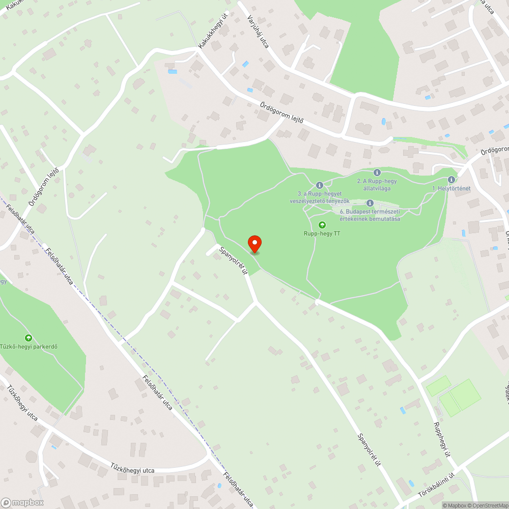 Autó a tanösvényen bejelentés helye