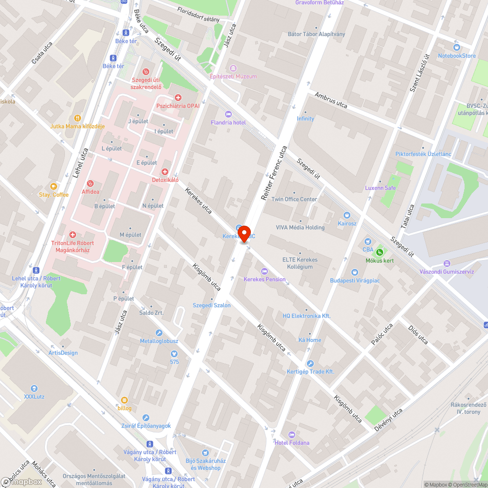 Leszakadt kuka bejelentés helye