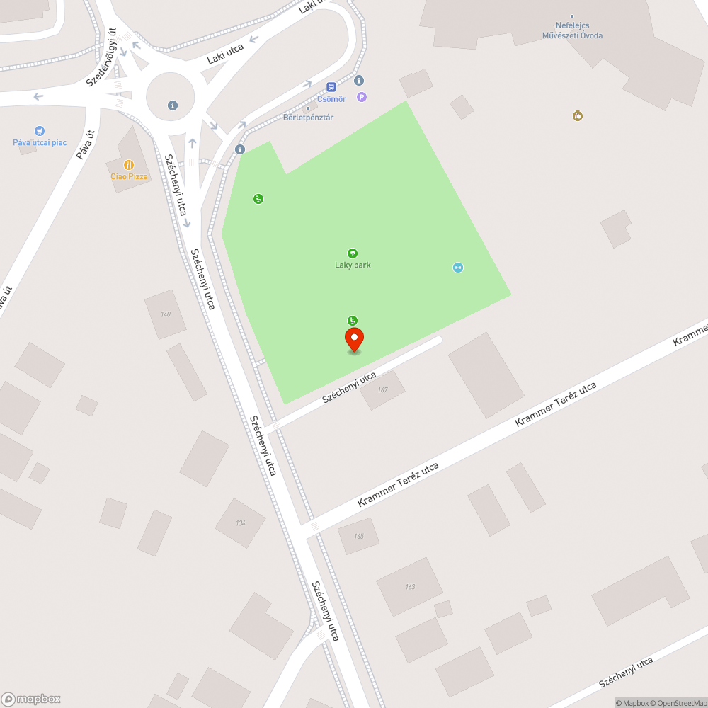 Játszótéri világítás kb. fél éve nem működik. bejelentés helye