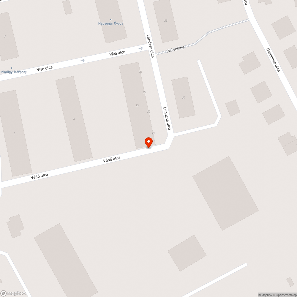 Illegális hulladék az utcán bejelentés helye