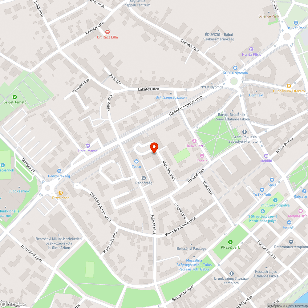 Szemét a kuka körül bejelentés helye