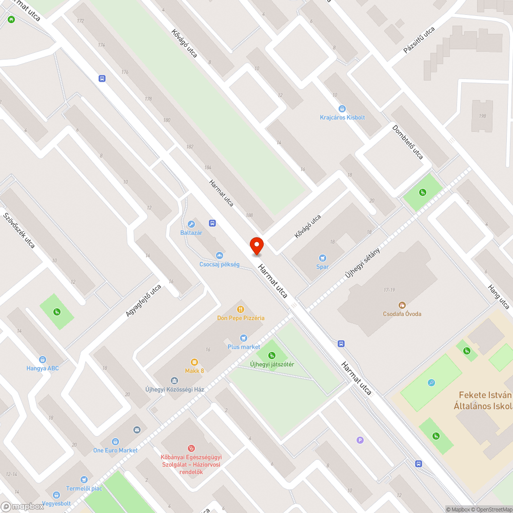 Járda probléma bejelentés helye