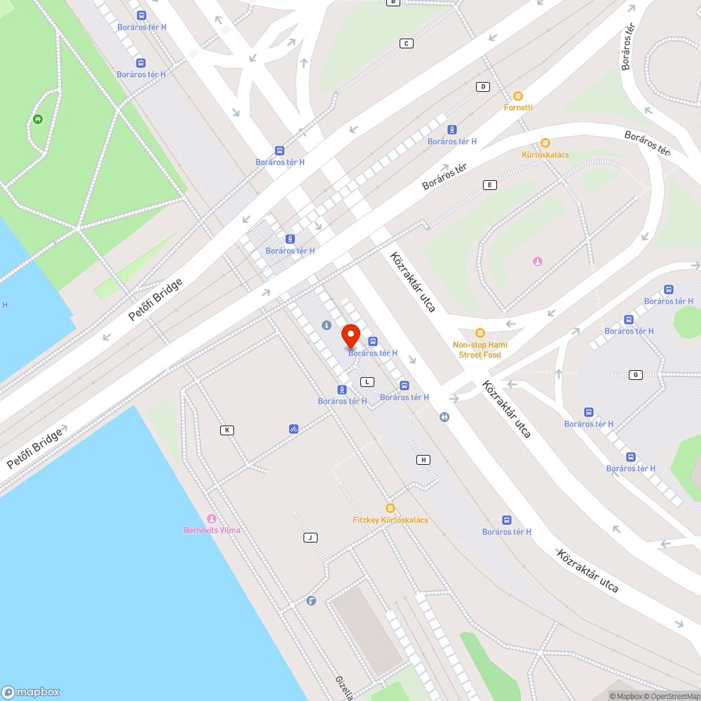 Villamosirány bemondás bejelentés helye