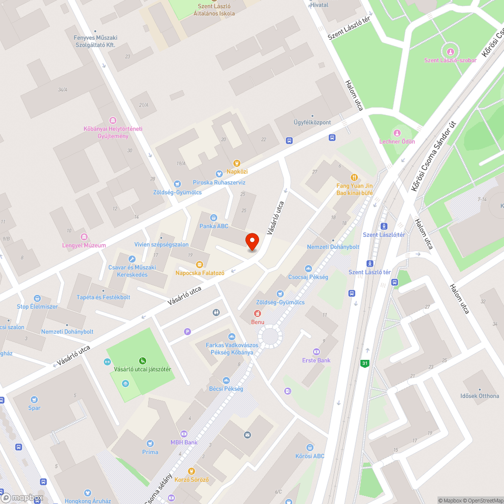 Szabálytalan és használhatatlan mozgássérült parkoló a Vásárló utcában bejelentés helye