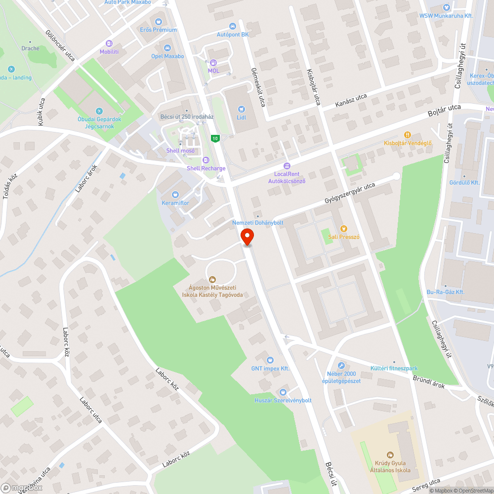 Járda, parkoló használhatatlan bejelentés helye