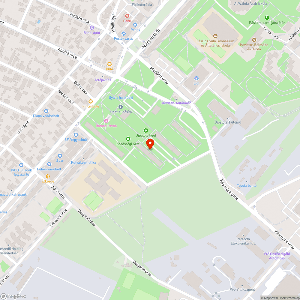 Mozgássérült parkolóhely bejelentés helye