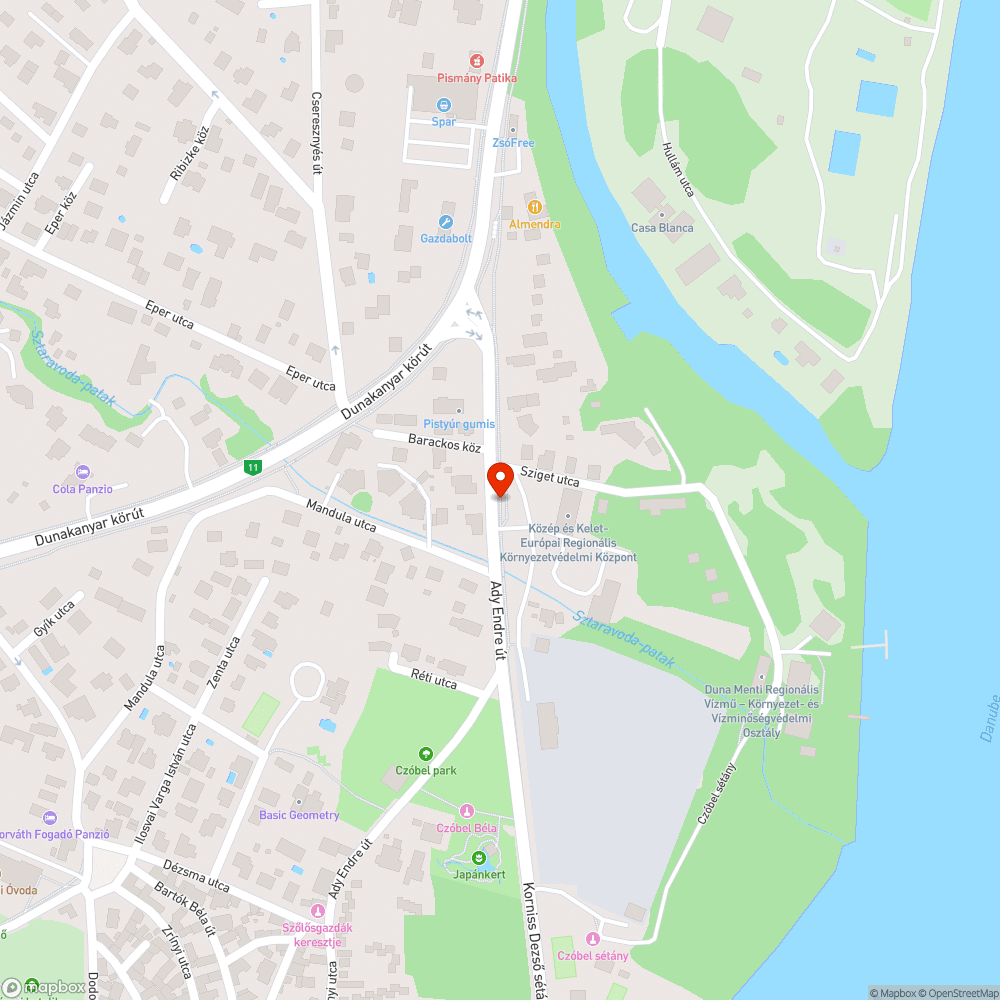 Lekopott kerékpárút szegély felfestés bejelentés helye