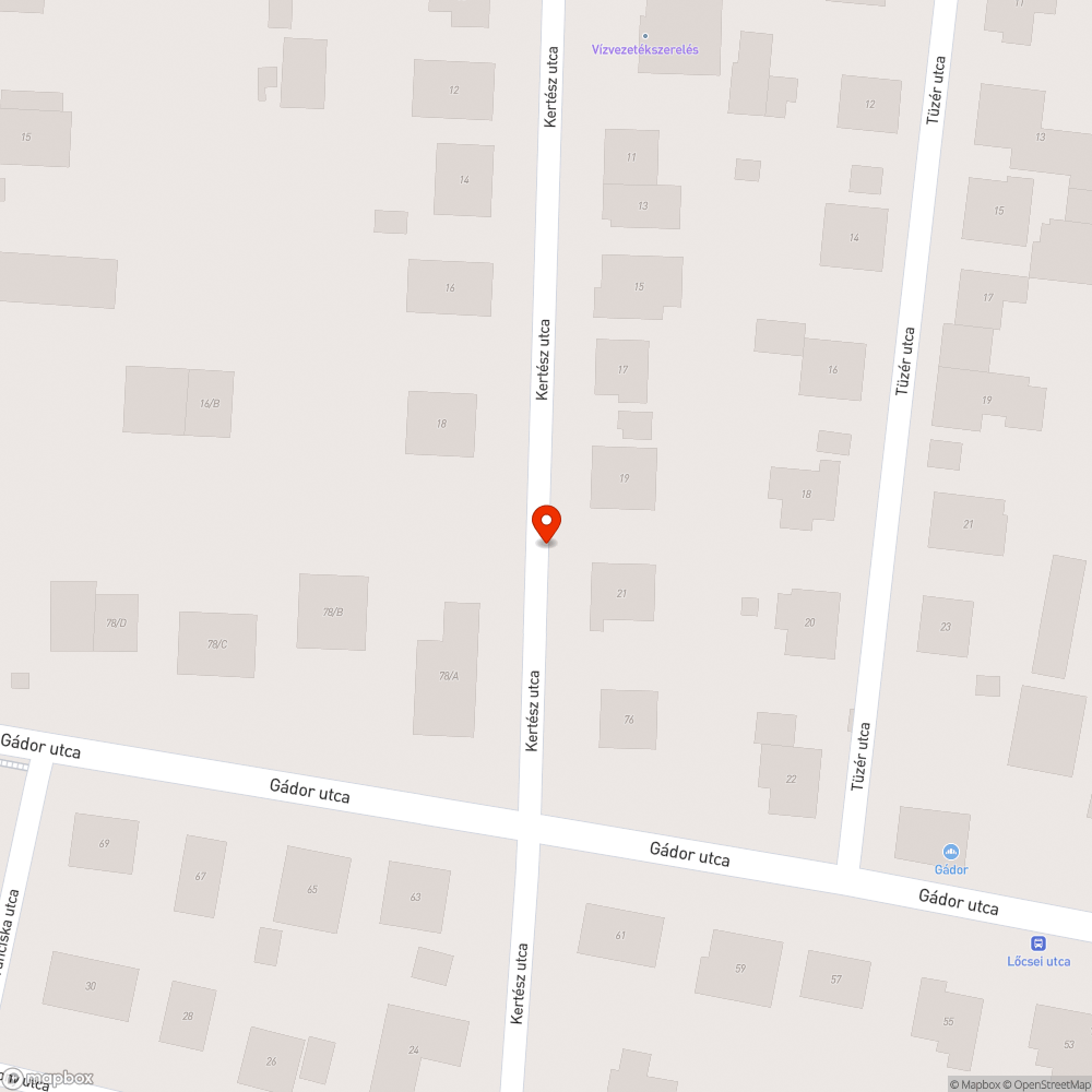 Töredezett, botlásveszélyes járda bejelentés helye