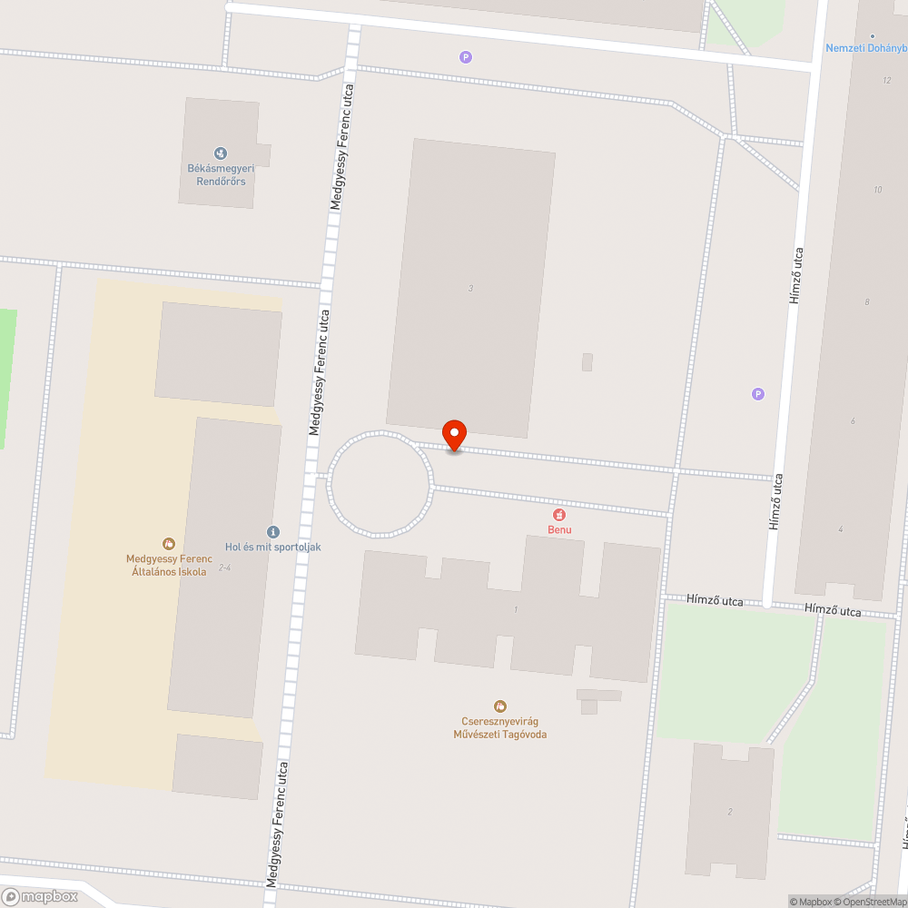 Veszélyes járda felület bejelentés helye