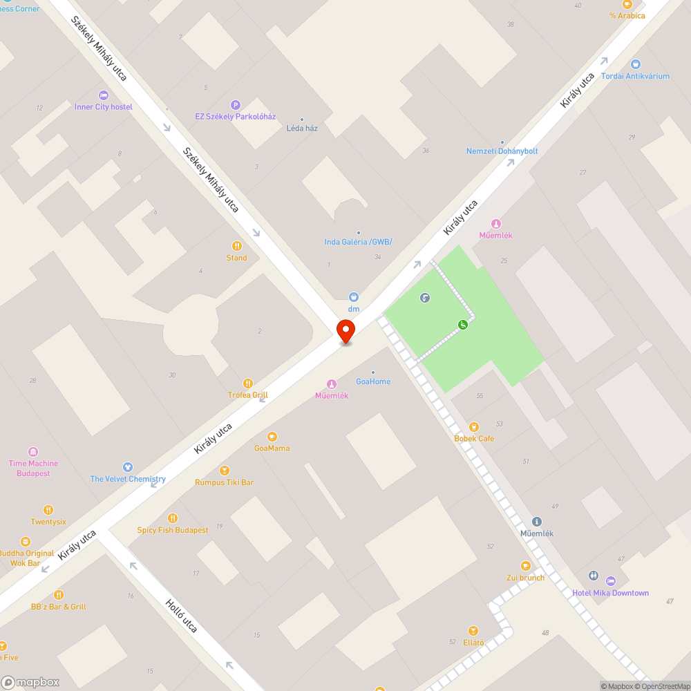 Úthibák. bejelentés helye