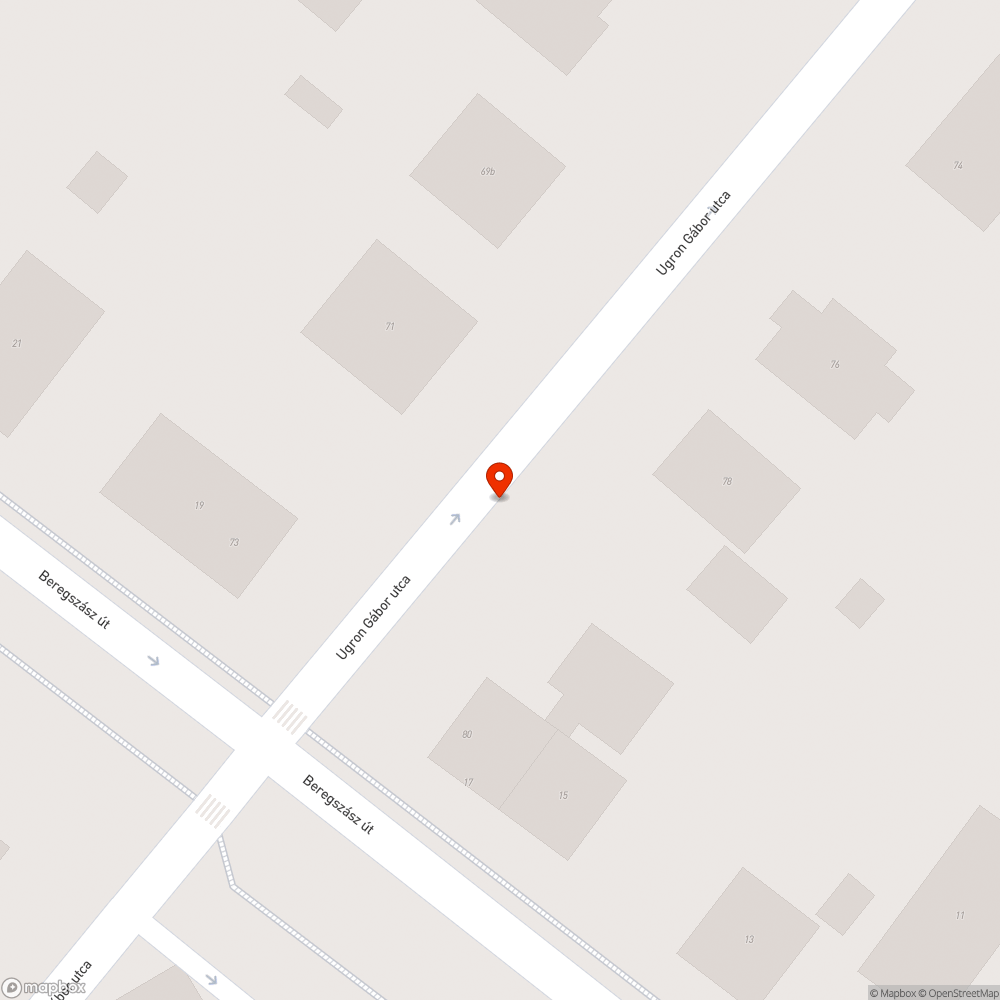 Szürke Honda Jazz Ugron Gábor utca bejelentés helye