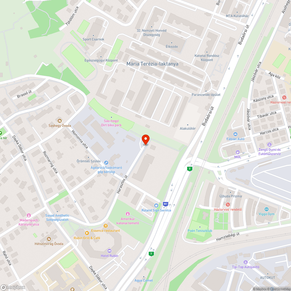 Harasztos út fehér BMW bejelentés helye