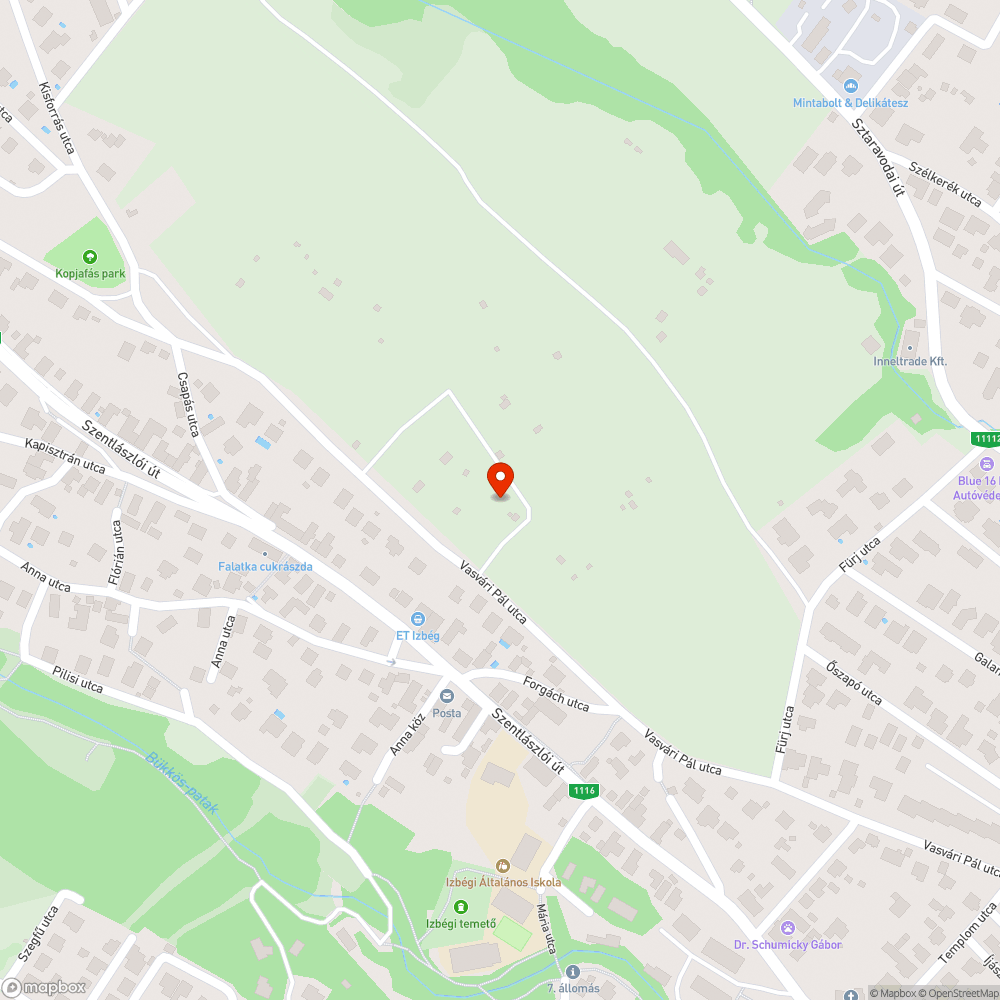 Üres telken található hulladék bejelentés helye