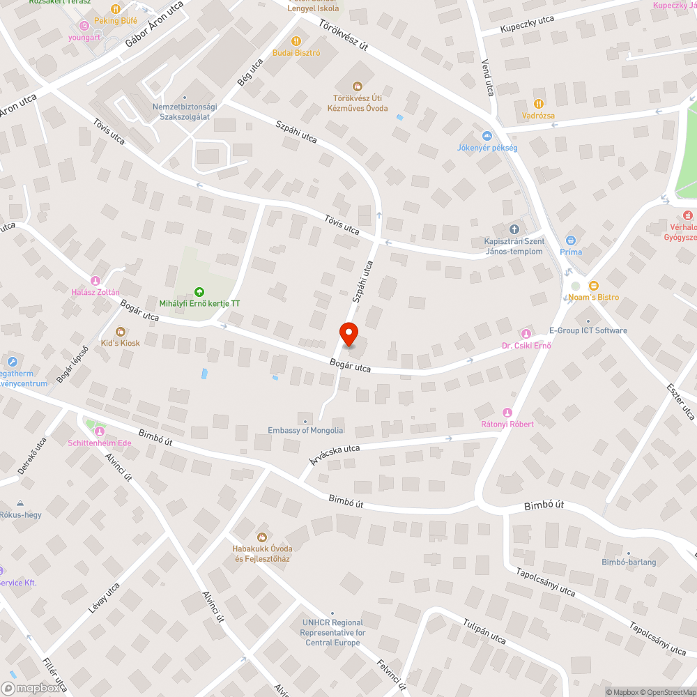 Bogár-Szpáhi sarok lefelé bal oldal járda vagy parkoló? bejelentés helye