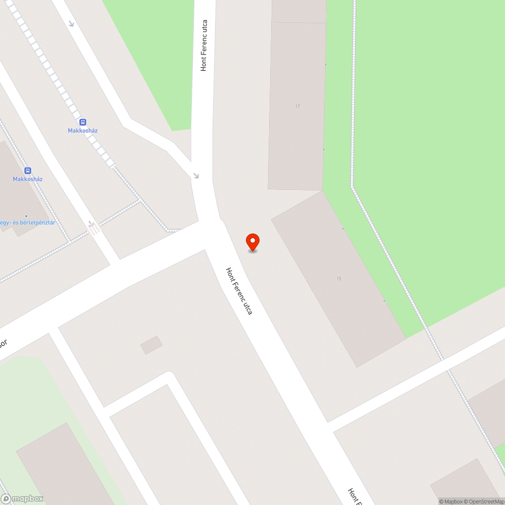 Kátyú bejelentés helye