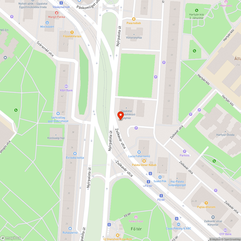 Szetesett lampa bejelentés helye