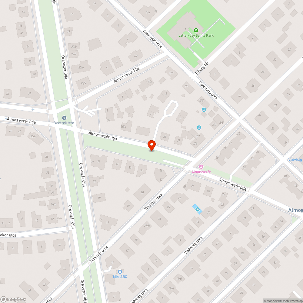 Zöldhulladék bejelentés helye