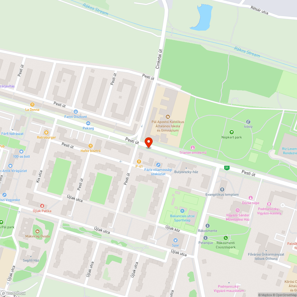 Aszfalt hiány bejelentés helye