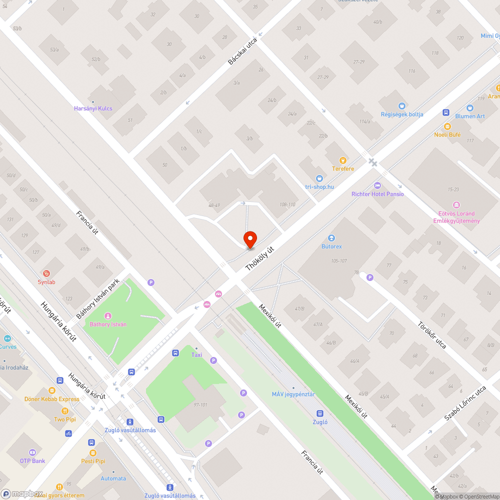 Faültetés bejelentés helye