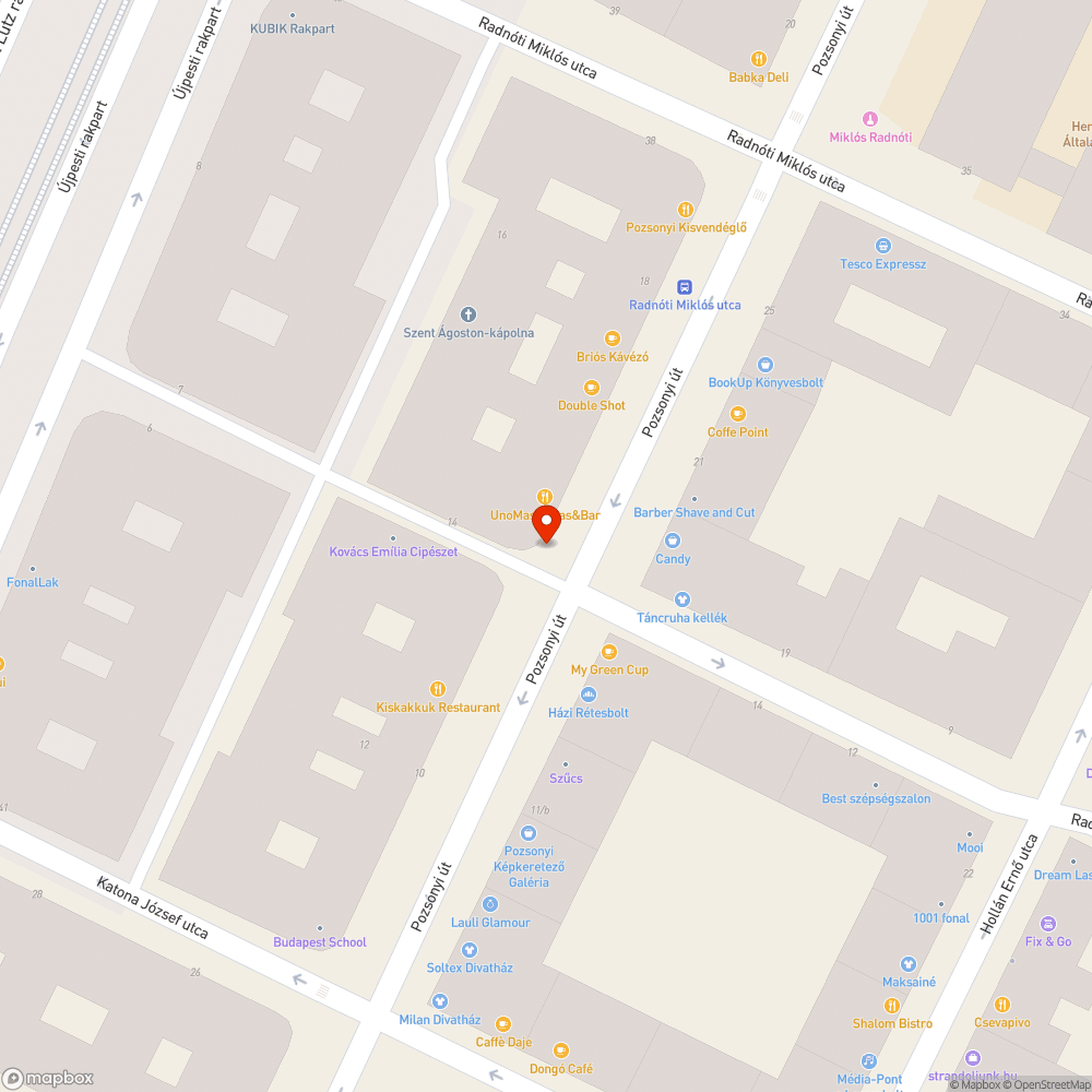 Elhagyott Bubi bejelentés helye