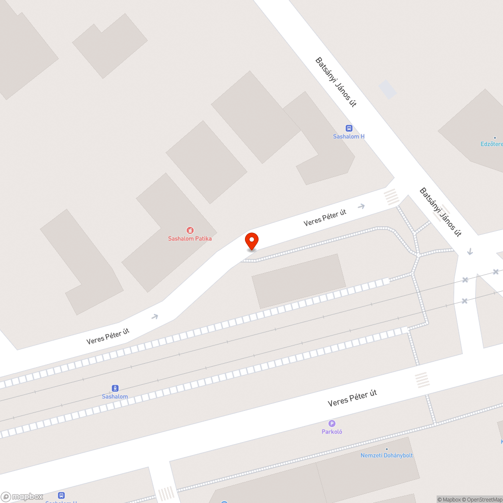 Megdőlt tábla bejelentés helye